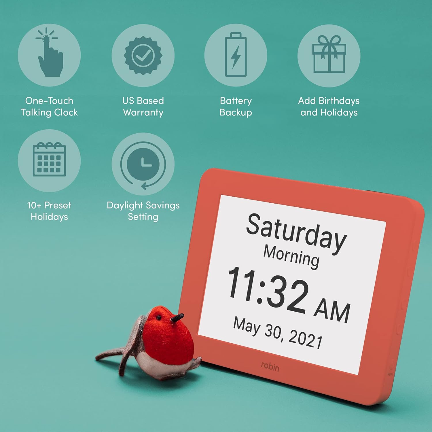 Robin Day Clock
